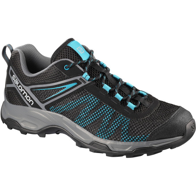 Salomon Israel X ULTRA MEHARI - Mens Running Shoes - Black Blue (MRGY-46129)